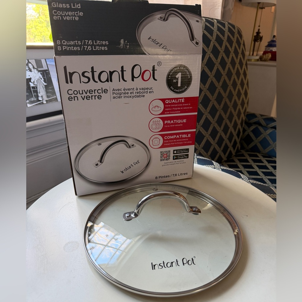 NIB! Instant Pot Tempered Glass Lid 8Qt New In Box